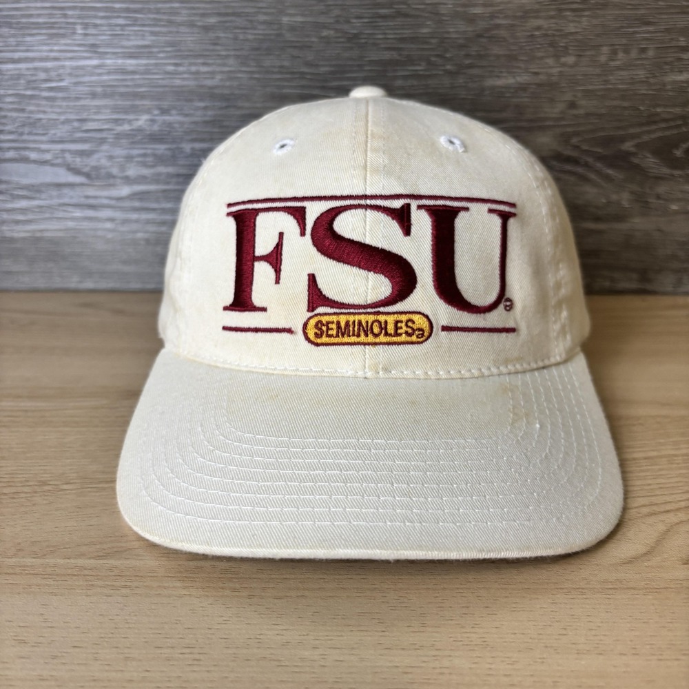 Vintage Florida State Seminoles Hat Strap Back Football Sports Specialties 90s